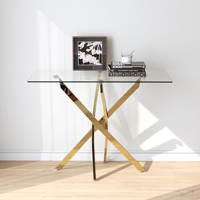 Tempered Glass Console Table - Image 2