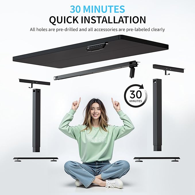 BIZUM Electric Standing Desk - Image 7