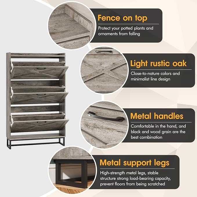 Maupvit Shoe Storage Cabinet - Image 4