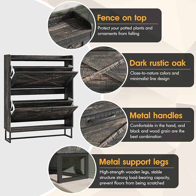Maupvit Shoe Storage Cabinet - Image 4
