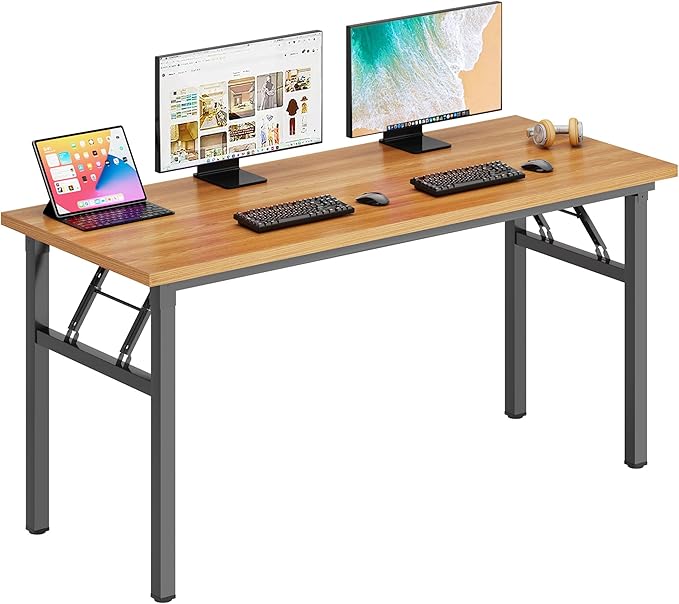 DlandHome Computer Desk 62 inches Office Desk Computer Table Study Writing Desk by DlandHome