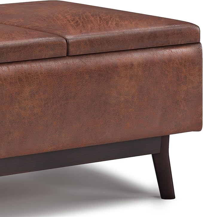 SIMPLIHOME Owen 34 inch Wide Mid Century Modern Rectangle Tray Top Small Coffee - Image 10