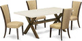 East West Furniture X727VE703-5 5 Piece Dinette Set by EastWestFurniture