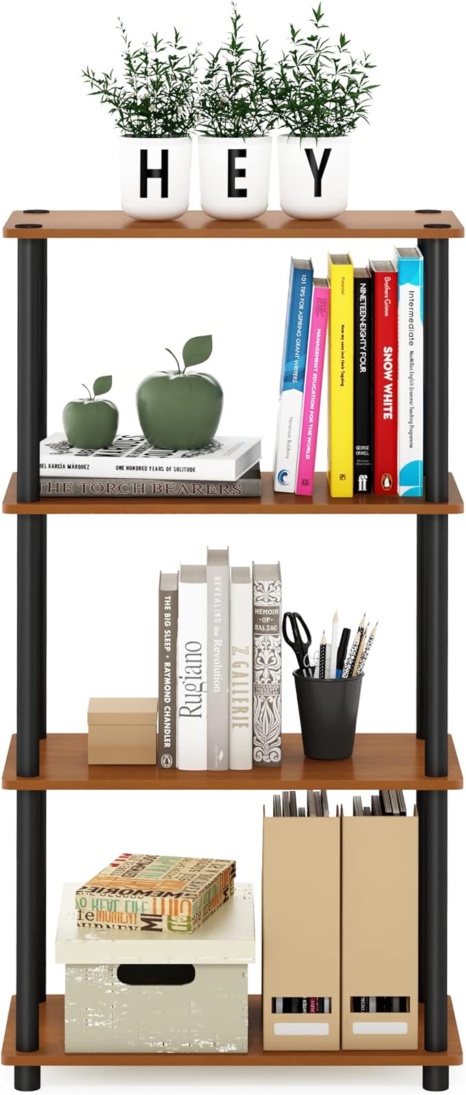 Furinno Turn-N-Tube 4-Tier Multipurpose Shelf Display Rack - Image 5