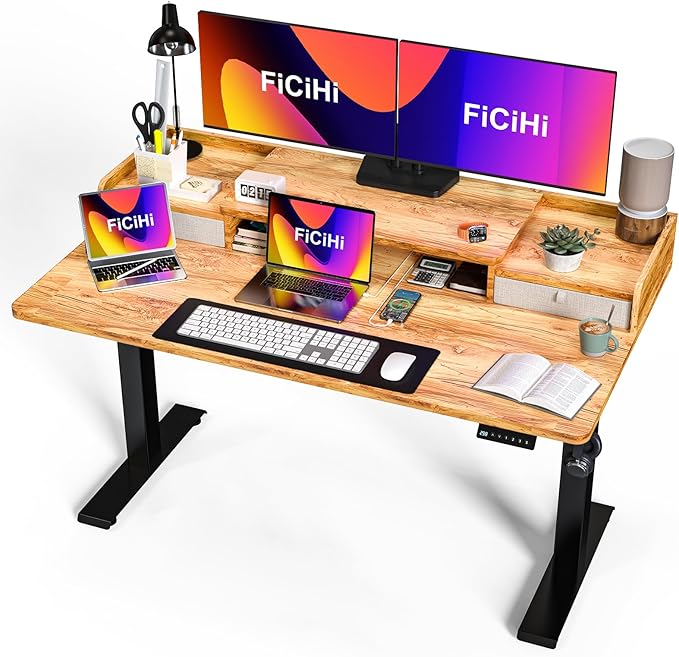 48x30 Inch Electric Standing Desk by FiCiHi