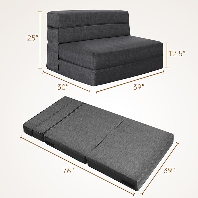 Fold Sofa Bed Couch Twin Size - Image 3