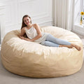 Hobestluk 6FT Bean Bag Chair Bean Bag Chairs by YourHomeDeservesMore