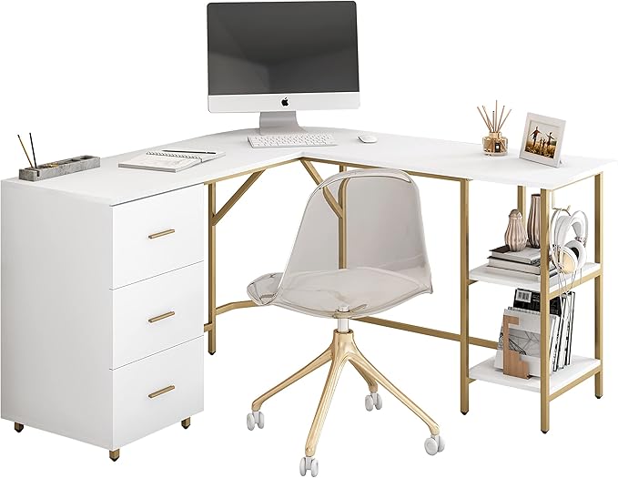Techni Mobili L Shaped Desk by TechniMobili
