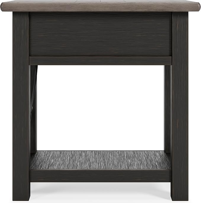 Signature Design by Ashley Tyler Creek Chair Side End Table, Light Brown & - Image 7