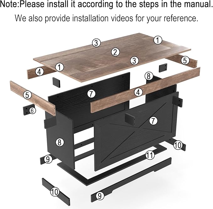 Coffee Table 39 in Rustic Center Table - Image 9