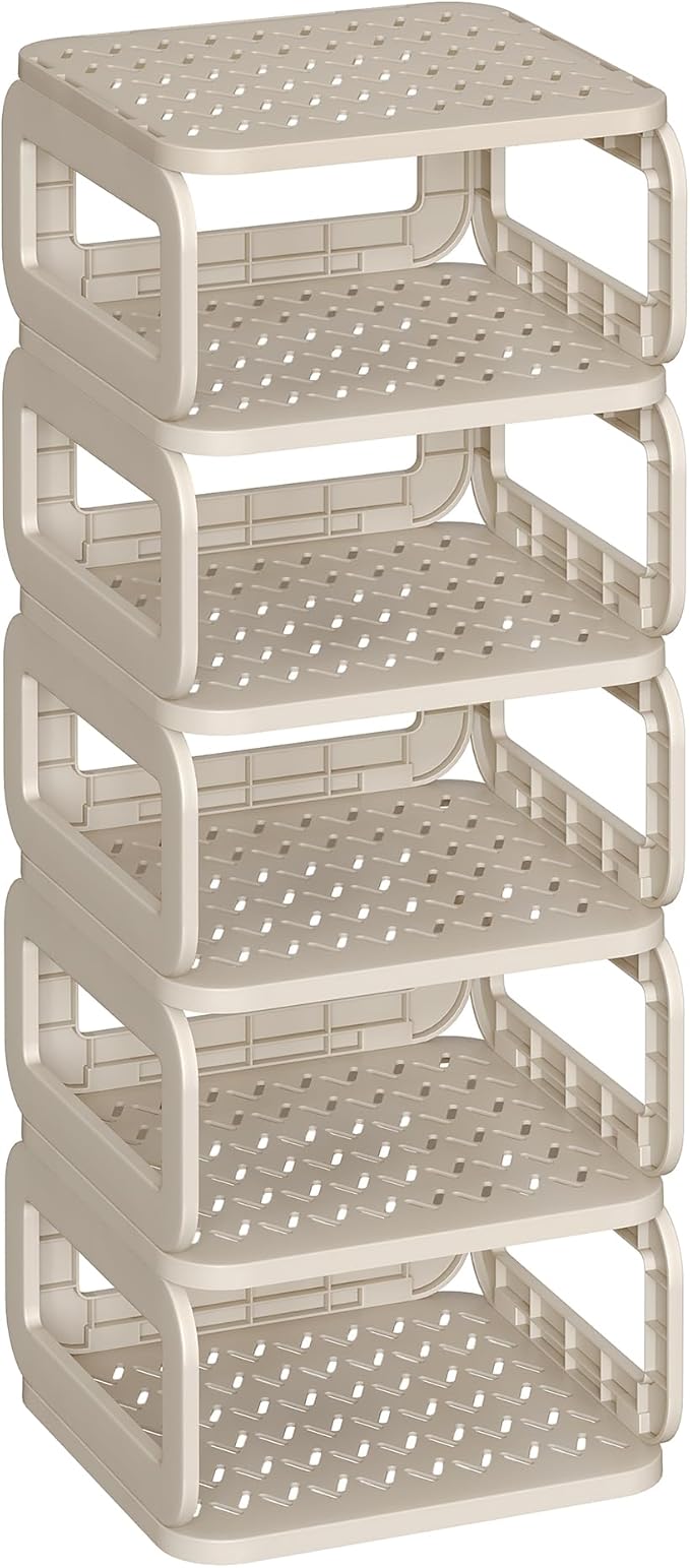 SONGMICS Shoe Rack, Shoe Organizer, 6 Shelves, Shoe Storage, Narrow Shoe Shelf - Image 7