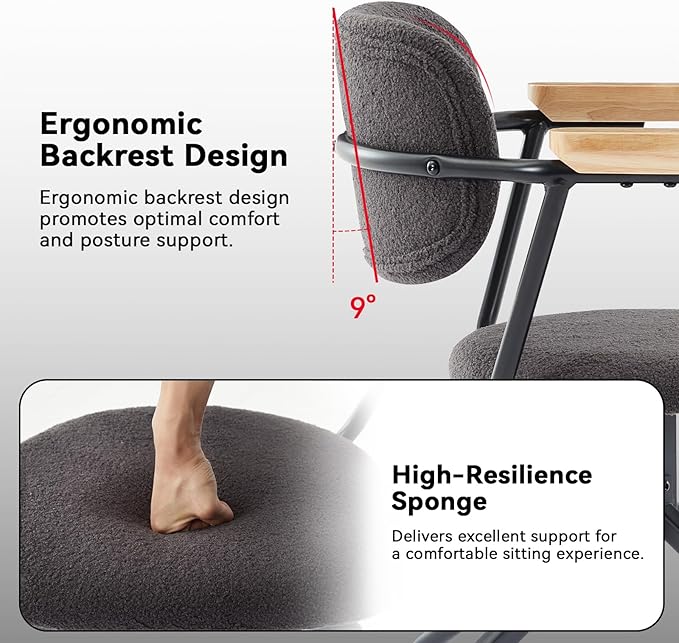 Modern Swivel Dining Chairs Set of 2 - Image 4
