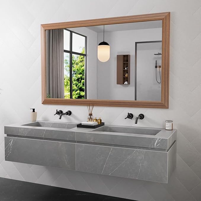 Amorho 48 X30 Inch Bathroom Mirror by Amorho