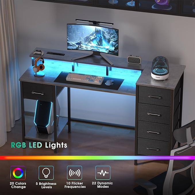 55 Inch Computer Gaming Desk - Image 7