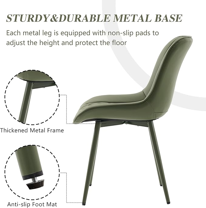 YOUNIKE Dining Chairs Set of 2 - Image 3