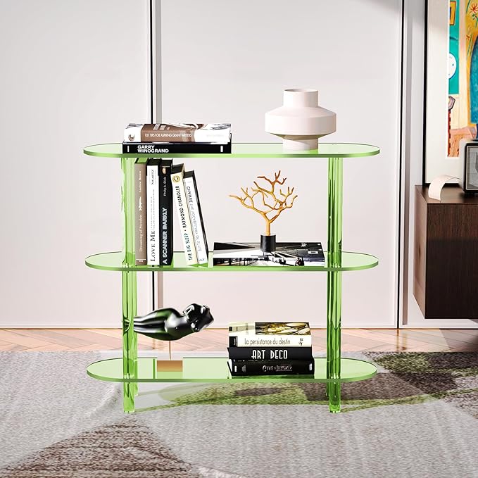 Clear Bookshelf, Acrylic Bookcase - Image 6