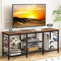 YGEOMER Entertainment Center for 55 inch TVs, TV Stand by YGEOMER