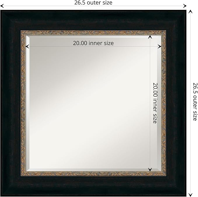 Amanti Art Bronze Bathroom Mirror - Image 4