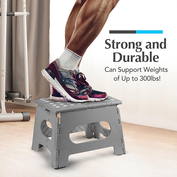 Handy Laundry - Folding Step Stool - Sturdy Enough Collapsible Stool to Support - Image 4