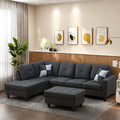 Sectional Couch with Ottoman Storage, L Shaped Sofa Furniture Sets, Modern by ChicFurnit