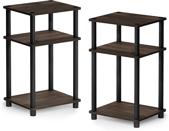 Furinno Just 3-Tier Turn-N-Tube End Table / Side Table / Night Stand / Bedside - Image 4