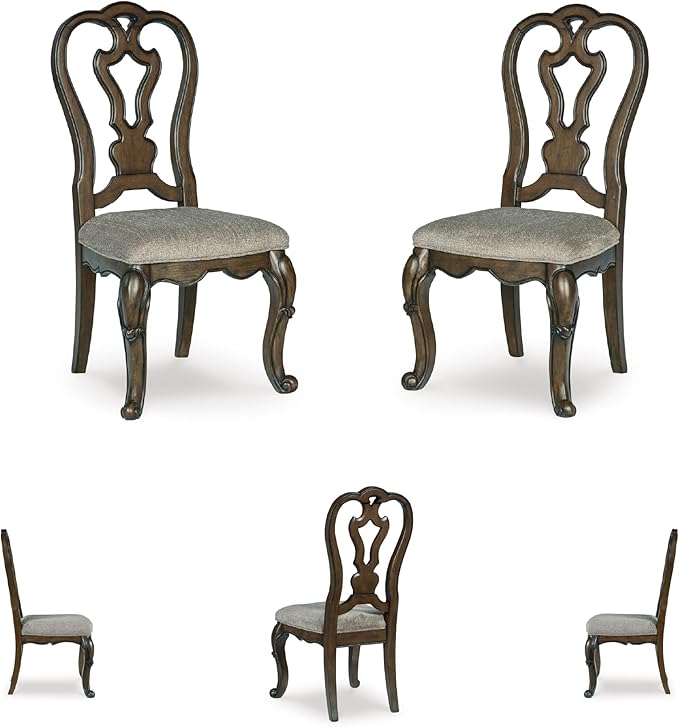 Signature Design by Ashley Maylee Classic Upholstered Armless Dining Chair - Image 6