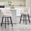 Counter Height Barstools 26 inch Upholstered Swivel Bar Stools by Kislot