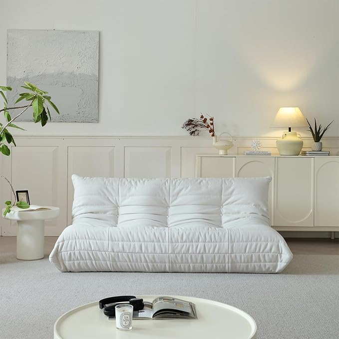 Luxury Sofa Couch Chair, Lazy Floor Seating, Fireside Bean Bag Chair, Ergonomic - Image 9