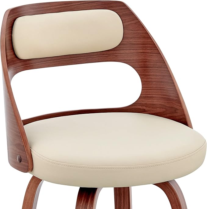Armen Living Julius Mid Century Modern Swivel Bar Stool - Image 8