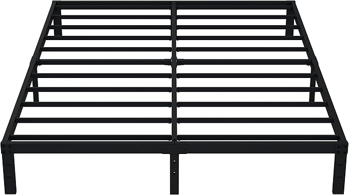 EMODA 10 Inch California King Bed Frames Heavy Duty Metal Cal King Platform by EMODA
