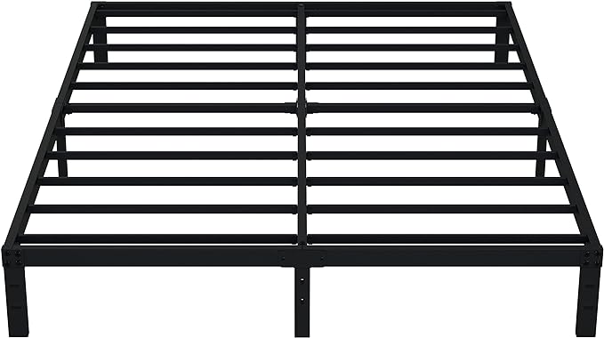 EMODA 10 Inch King Bed Frame No Box Spring Needed, Heavy Duty Metal Platform by EMODA