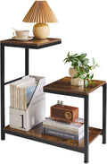 G-Shaped End Table, 3 Tier Side Table by Aibijusolidwoodfurniture
