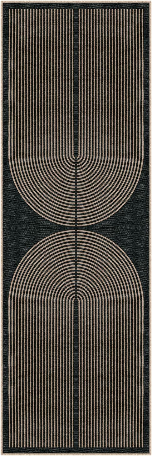 Lahome Modern Rainbow Hallway Runner Rug, 2x6 Washable Easy Jute Rugs - Image 7
