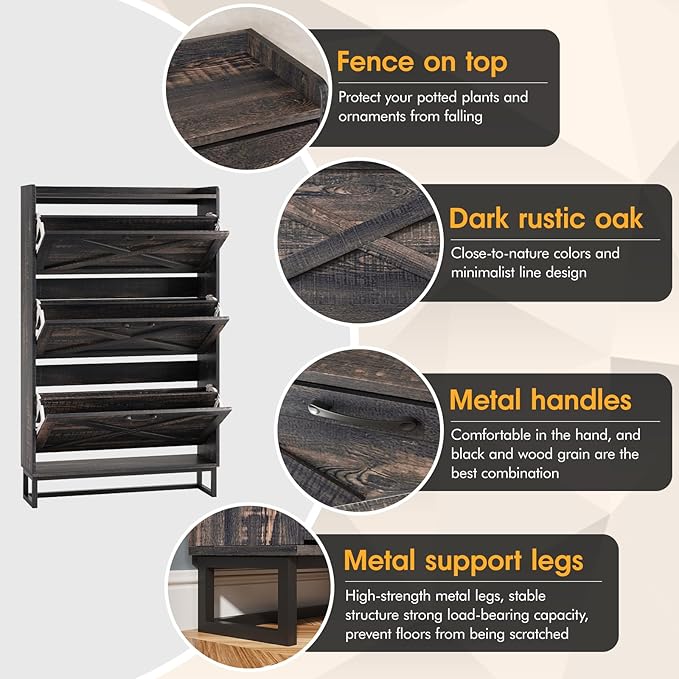 Maupvit Shoe Storage Cabinet - Image 4