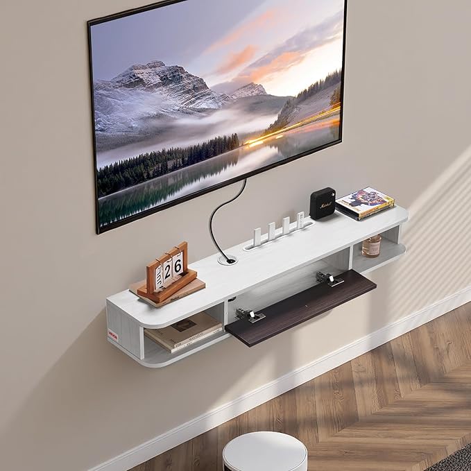 VEVOR Floating TV Stand, for Bedroom & Living Room - Image 9