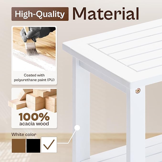 Adirondack Side Table – Weather-Resistant Rectangular End Table - Image 3