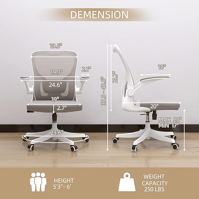 Monhey Office Chair Ergonomic Desk Chair - Image 10