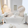 STACYPIK Waterproof Ivory White Sofa Covers Couch Cover by STACYPIK