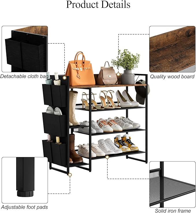 Shoe Racks Bench, Shoe Organizer - Image 4