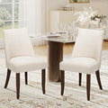 COLAMY Upholstered Dining Chairs Set of 2, Mid Century Modern Kitchen Chairs by COLAMYINC