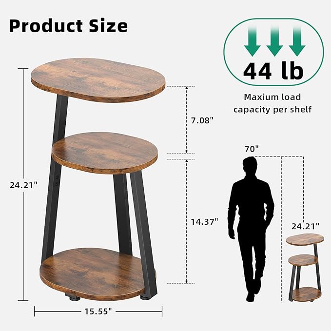 Side Table, Small End Table - Image 2