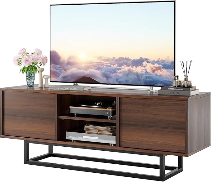 HAIOOU TV Stand for 50 55 Inch TV, Modern TV Console Small Entertainment Center by HAIOOU