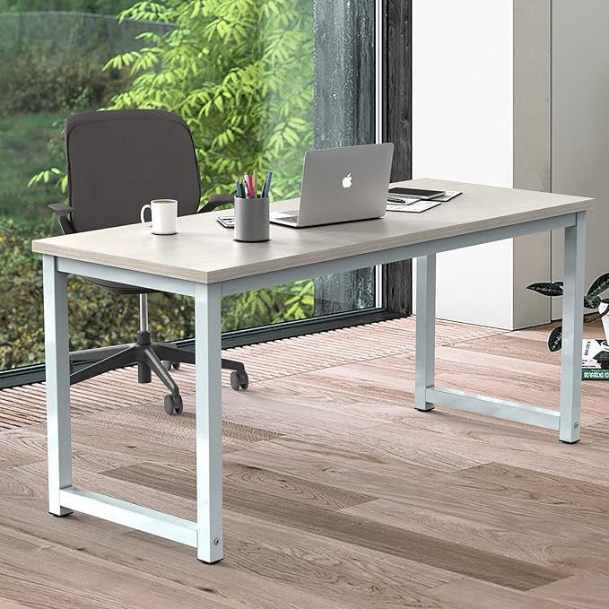 NSdirect Large Office Desk for Home Office, Large 63" Computer Desk Table - Image 4