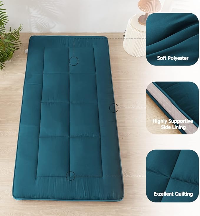 MAXYOYO Futon Mattress, Padded Japanese Floor Mattress Quilted Bed Mattress - Image 6