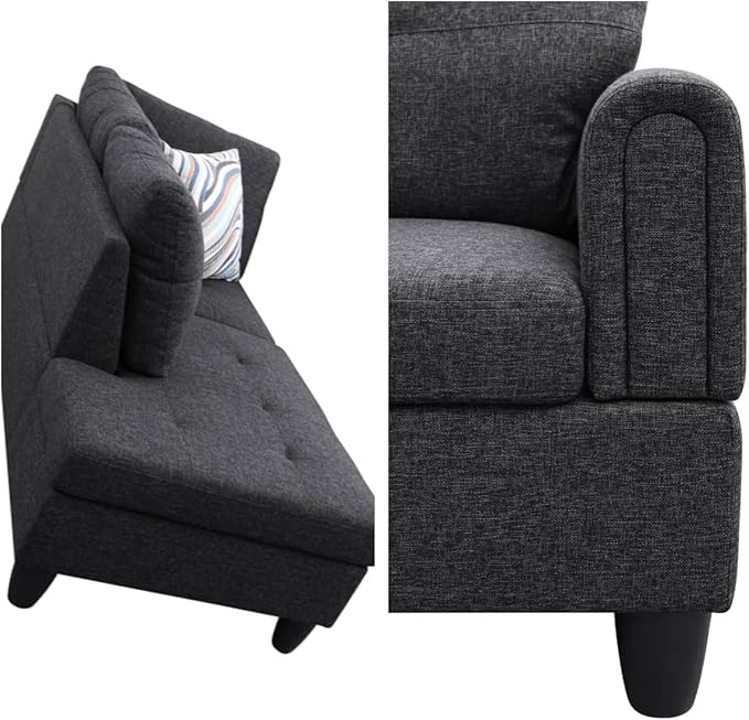 Convertible Sectional Couch, Large L Shaped Couch - Image 6