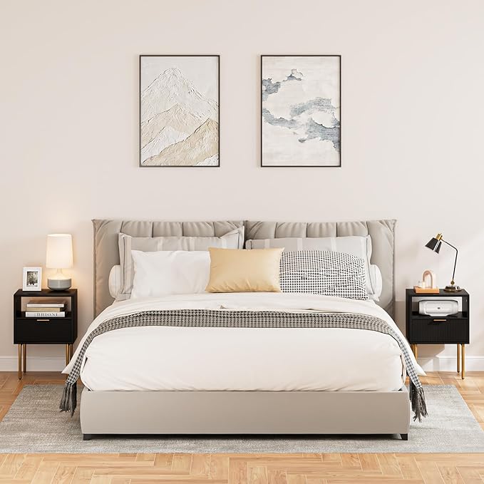 Nightstand, Morden Bedside Table - Image 8