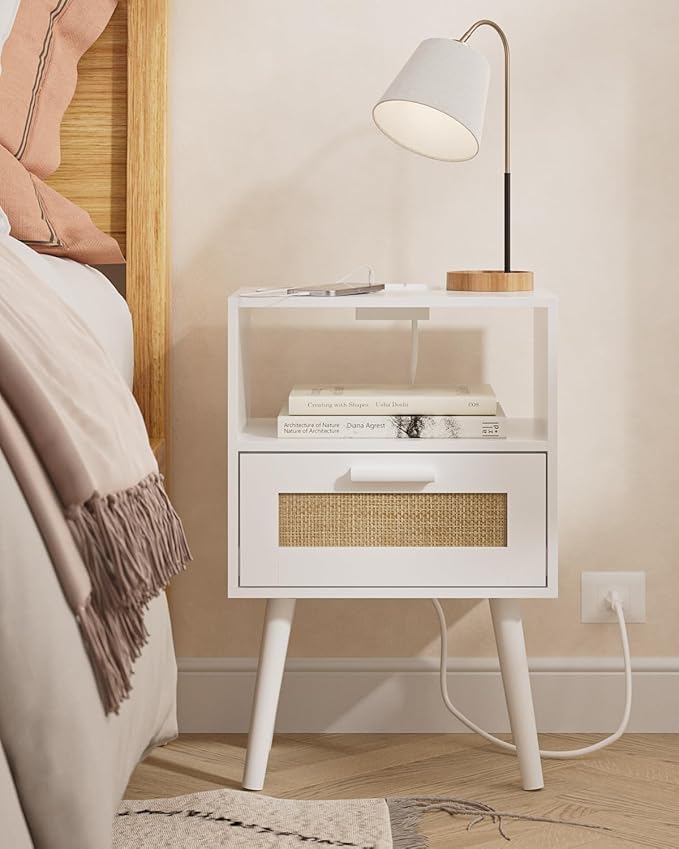 Bedroom Nightstands Wooden Night Stands - Image 6