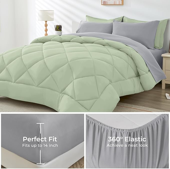 HEVUMYI Twin Comforter Set - Image 4