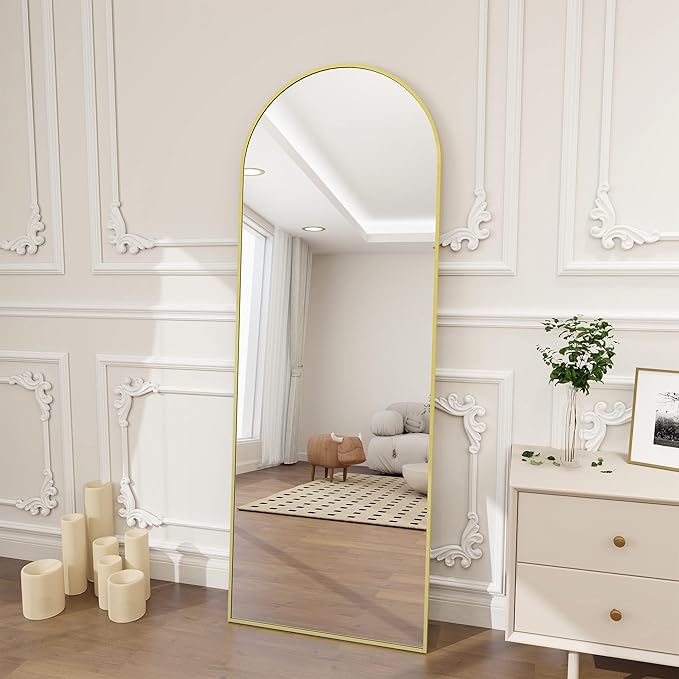 Koonmi Full Length Mirror, Standing Hanging or Leaning Full Body Mirror - Image 6