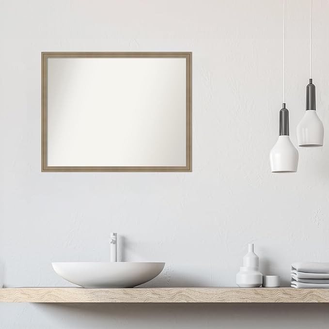 Amanti Art Grey Bathroom Mirror - Image 5